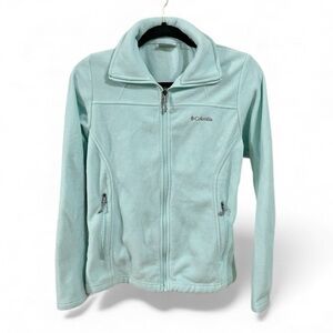 Columbia Fleece Jacket - Women’s Size Small - Aqua Green - EUC